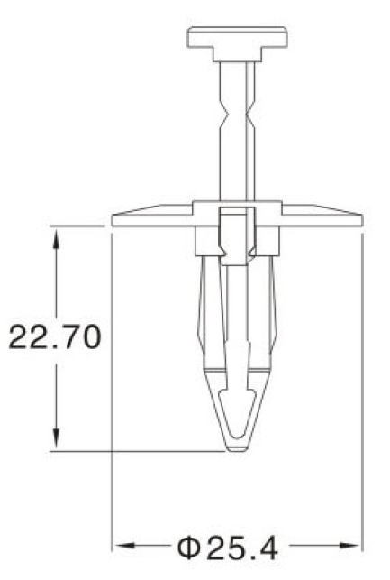 Push-in Rivet GM-474